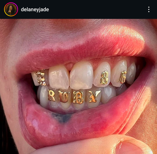 18K Old English Numbers