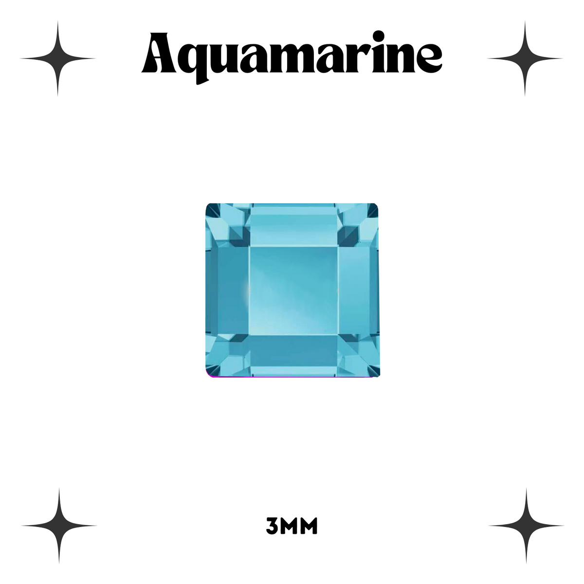 Square Crystal Tooth Gems
