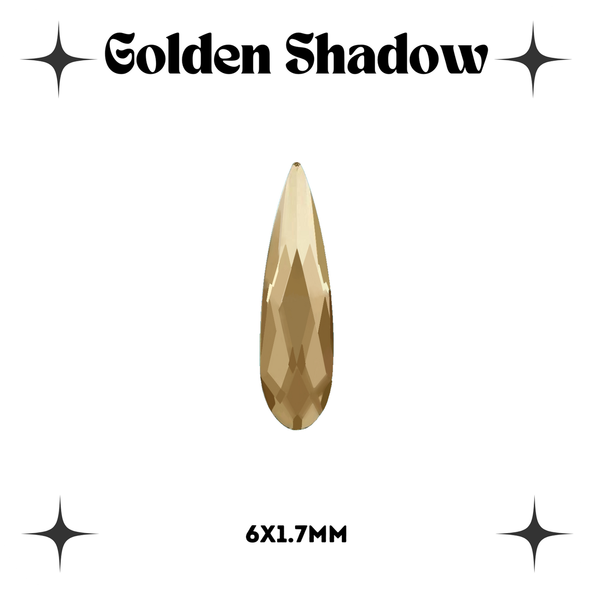 Raindrop Crystal Tooth Gems