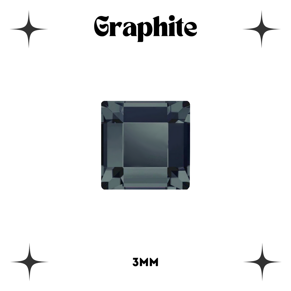 Square Crystal Tooth Gems