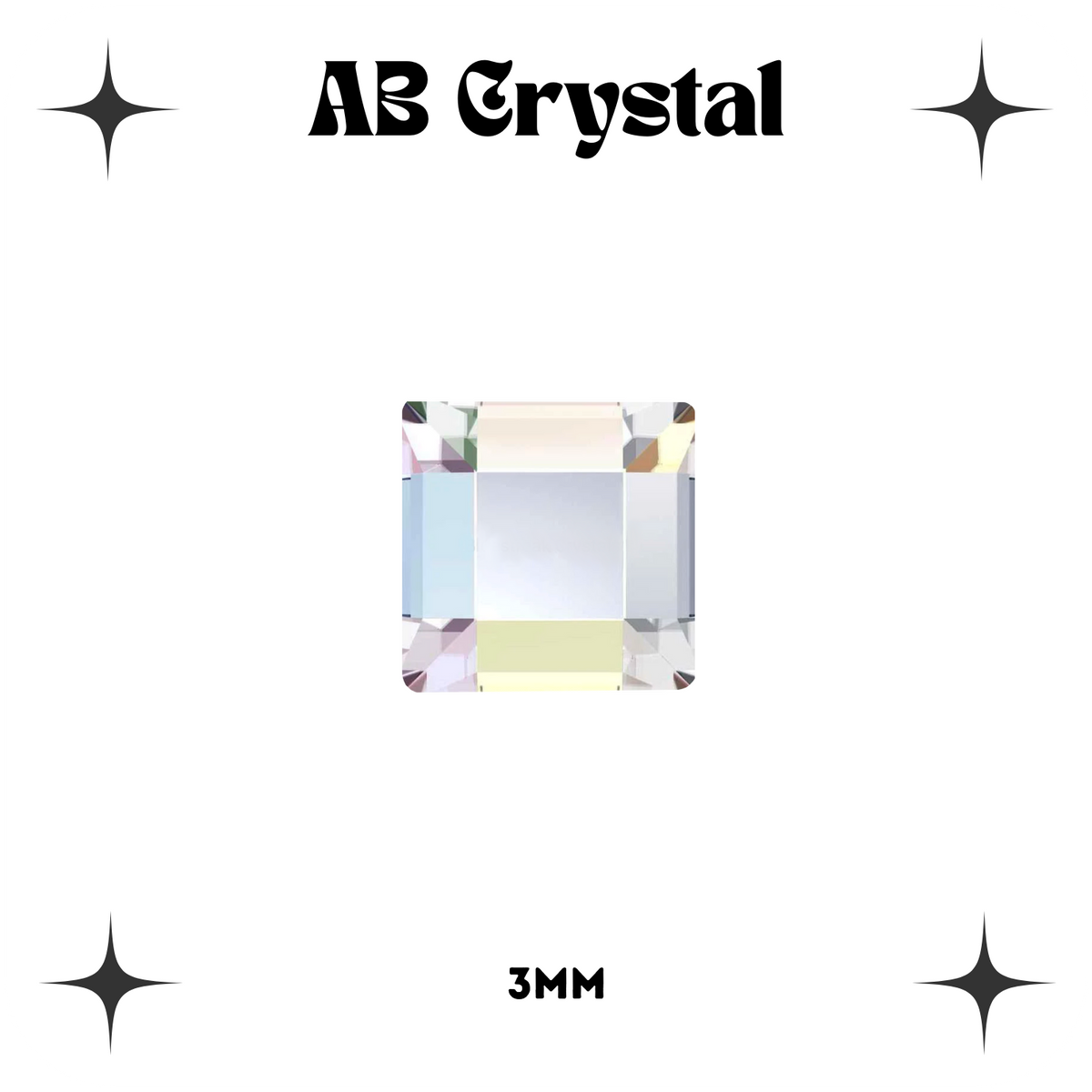 Square Crystal Tooth Gems