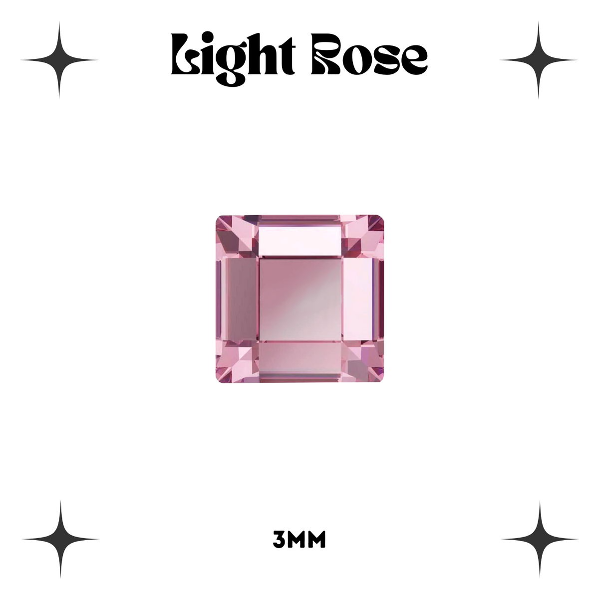 Square Crystal Tooth Gems