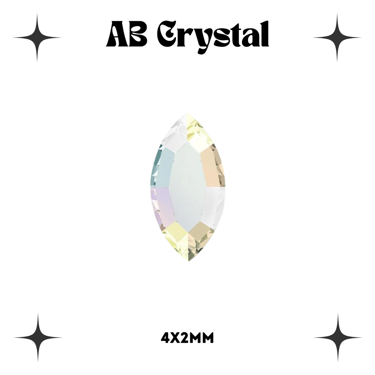 Navette Crystal Tooth Gems