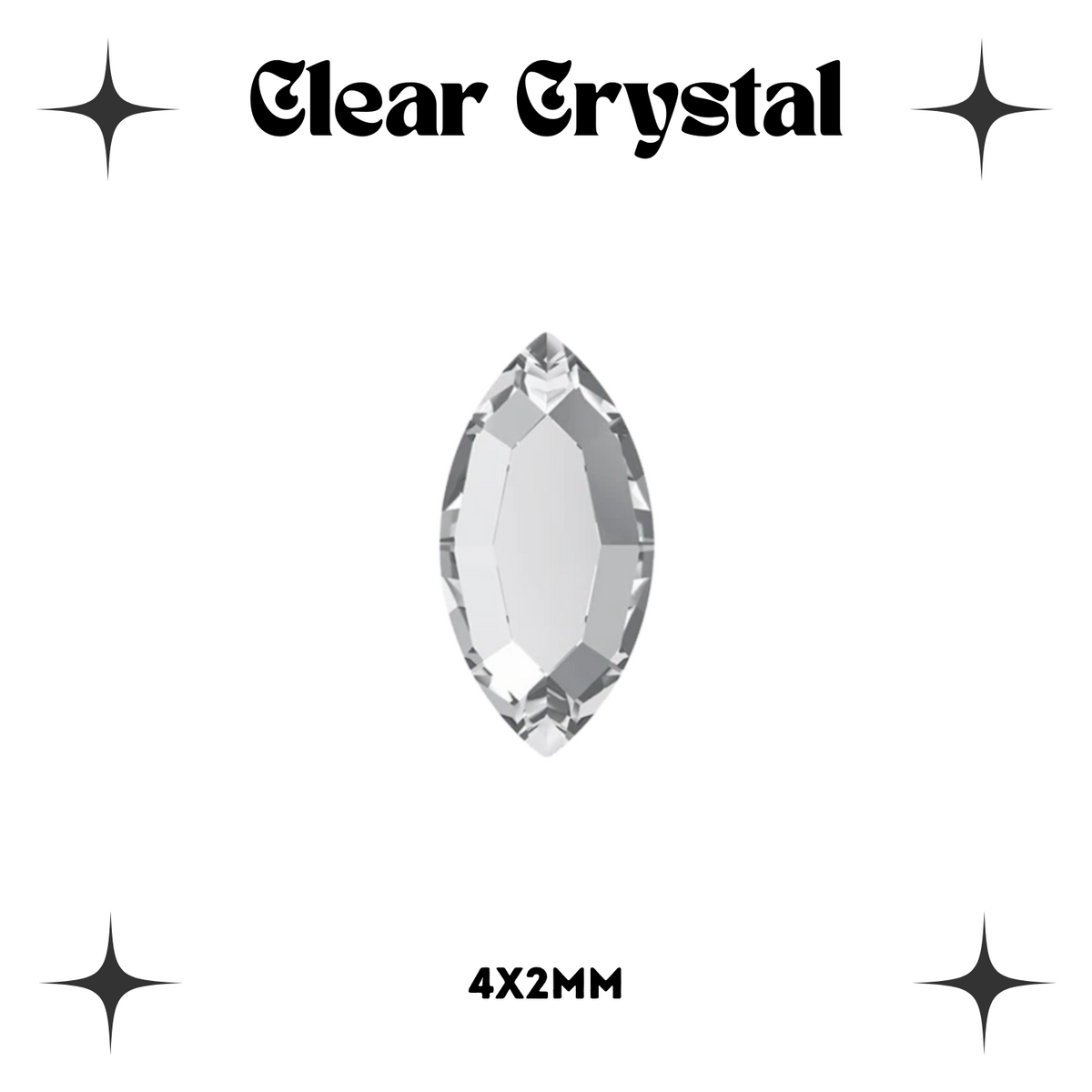 Navette Crystal Tooth Gems