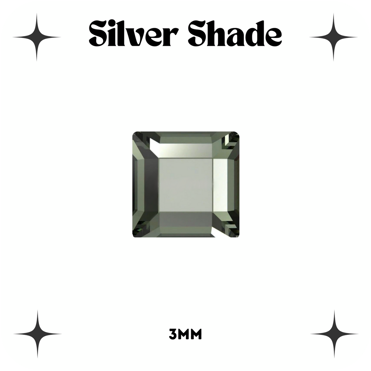 Square Crystal Tooth Gems