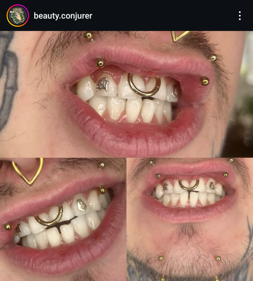 18K Afterlife Tooth Gem