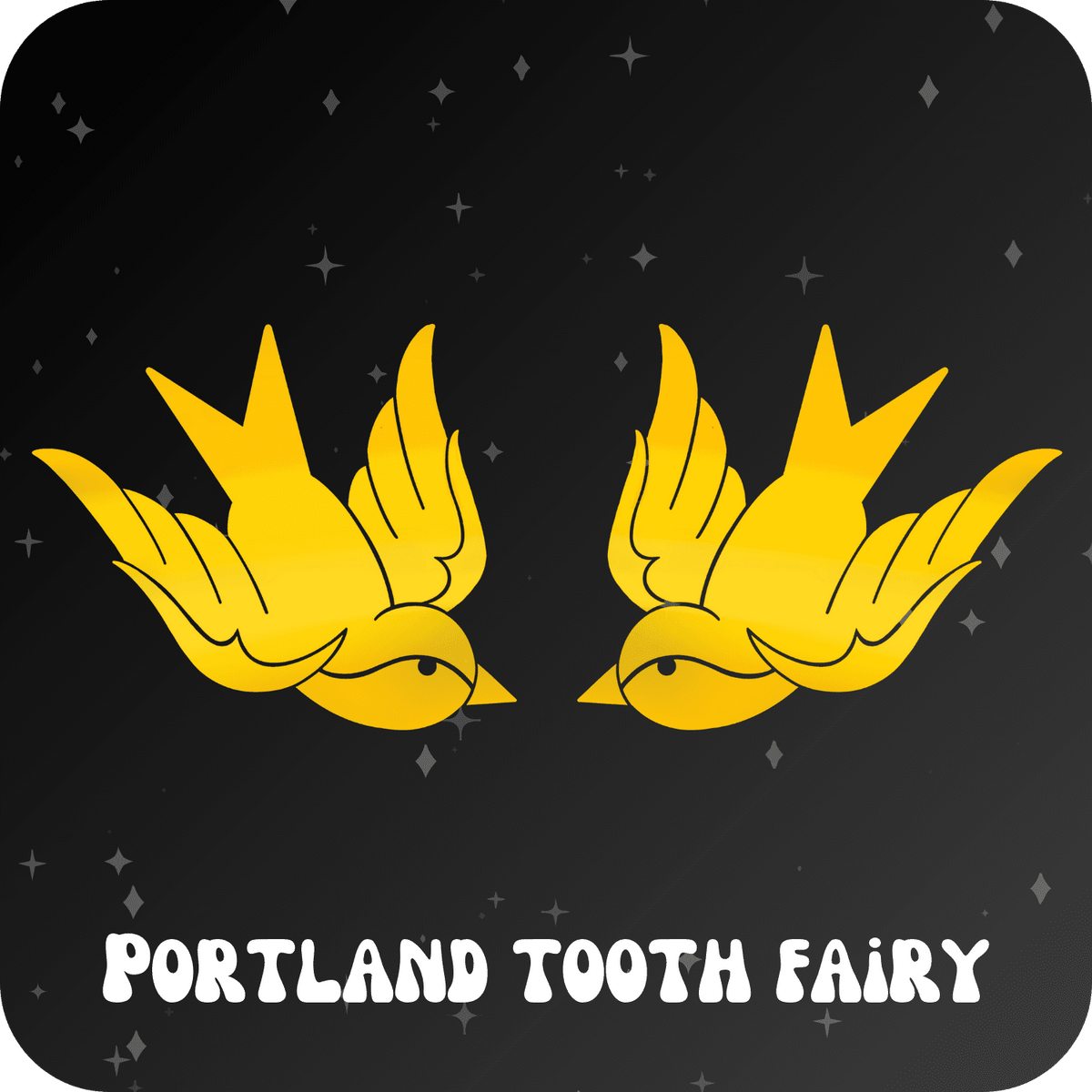 18K Sparrows by Portland Tooth Fairy