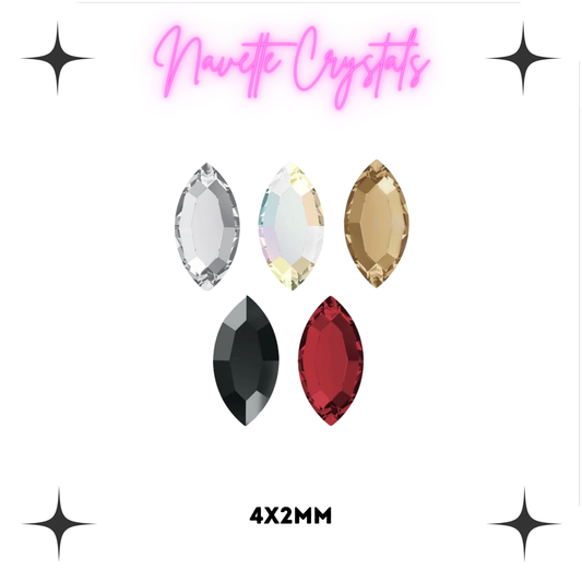 Navette Crystal Tooth Gems