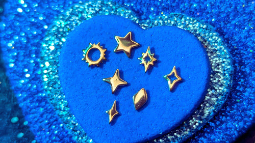 18K Star Tooth Gem