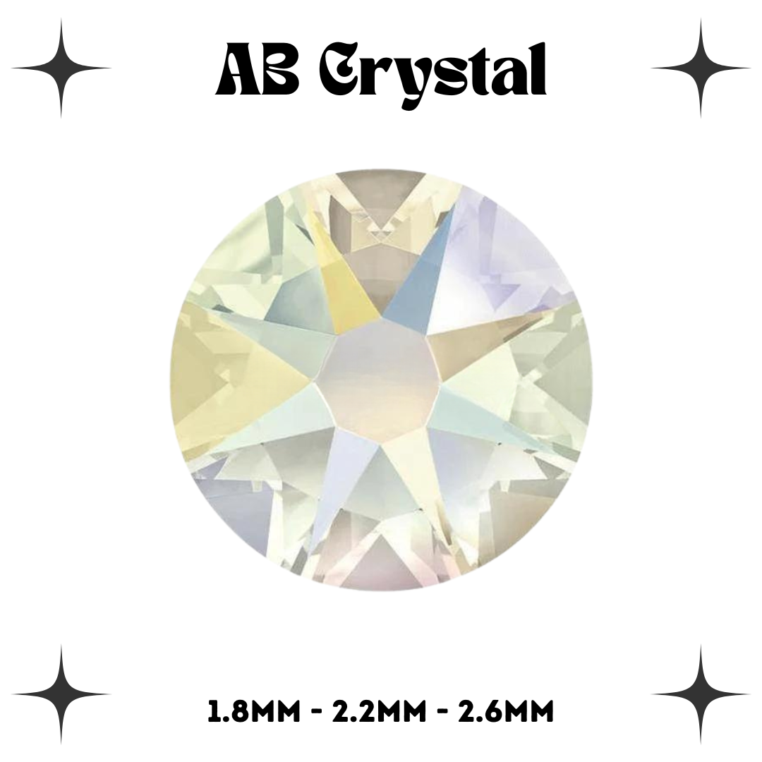 Round Flat Back Crystals