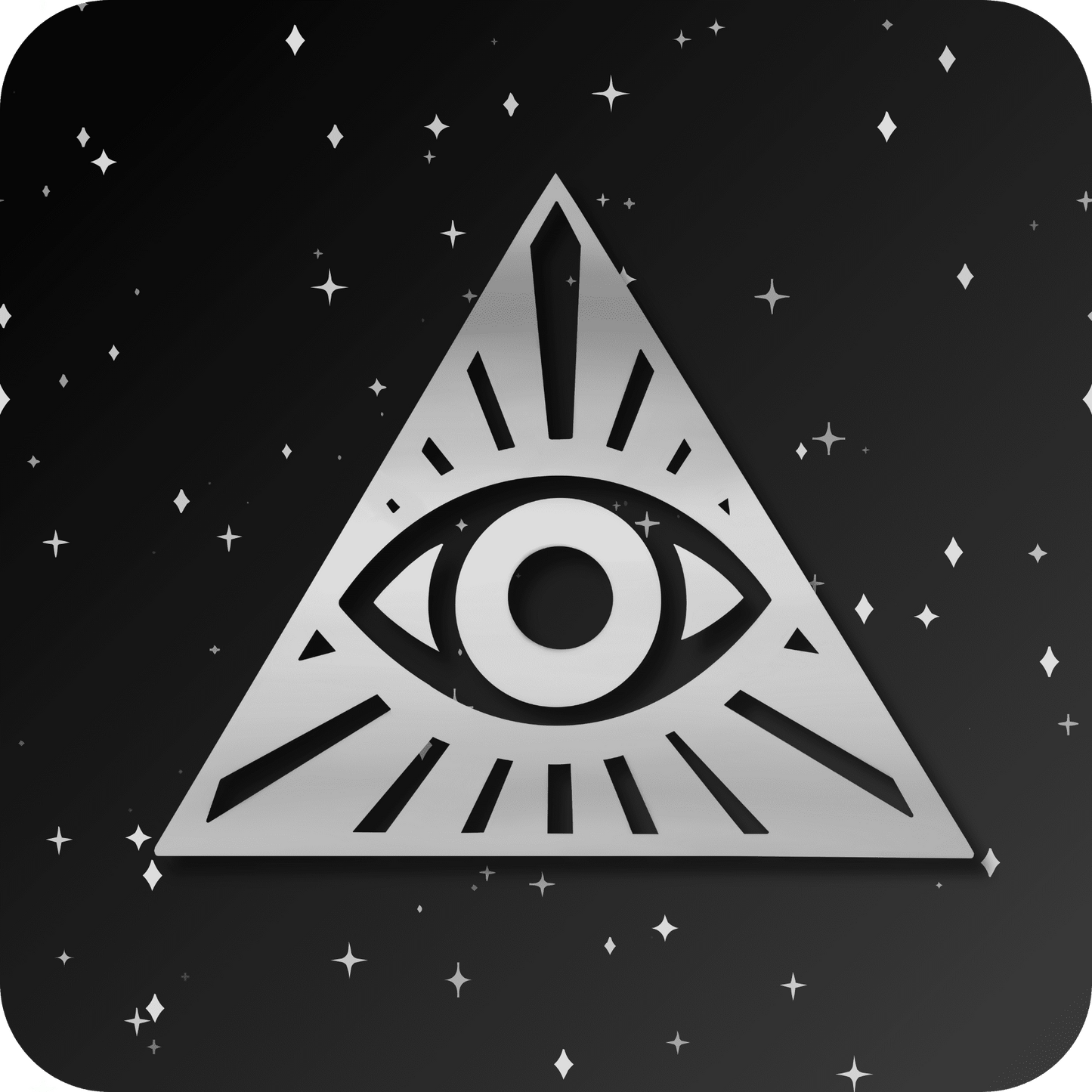 18K All Seeing Eye Tooth Gem