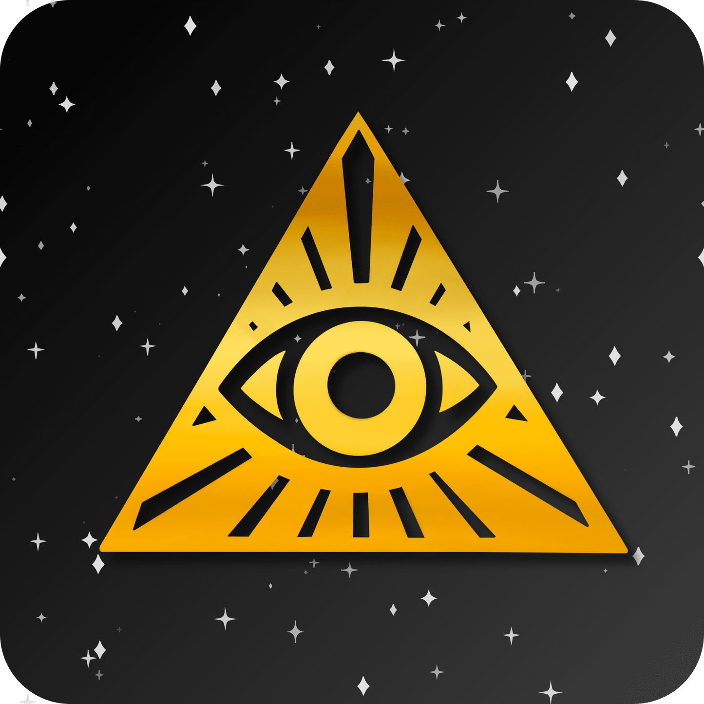 18K All Seeing Eye Tooth Gem