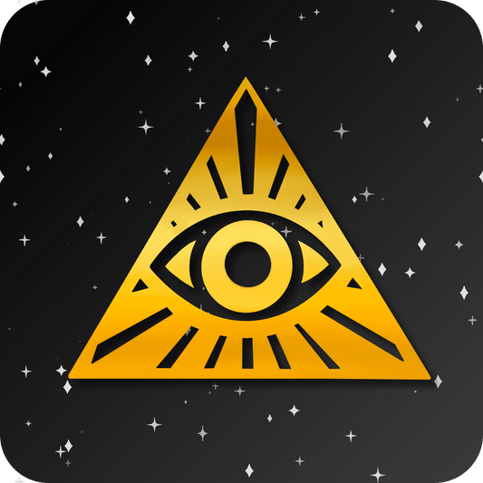 18K All Seeing Eye Tooth Gem