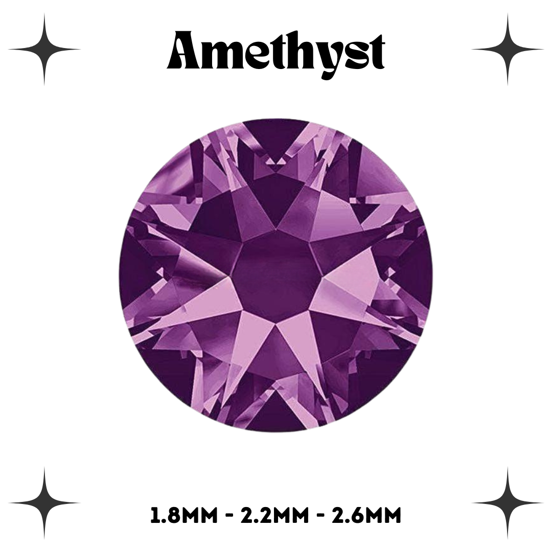 Round Flat Back Crystals