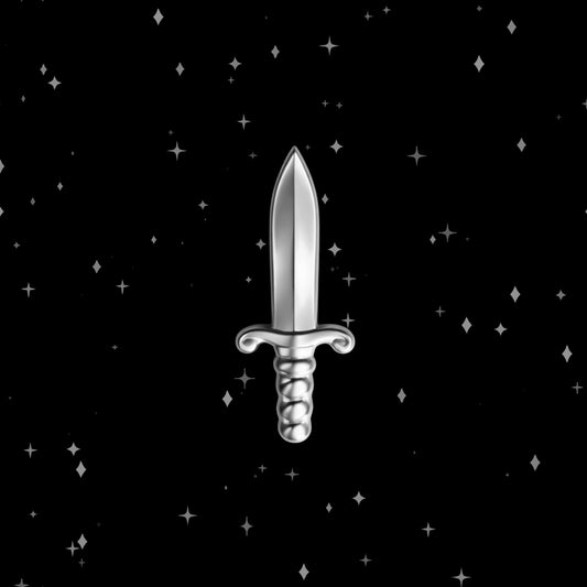 18k Baby Dagger Tooth Gem