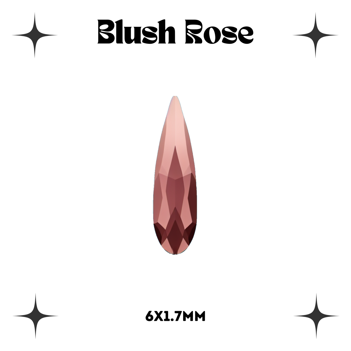 Raindrop Crystal Tooth Gems