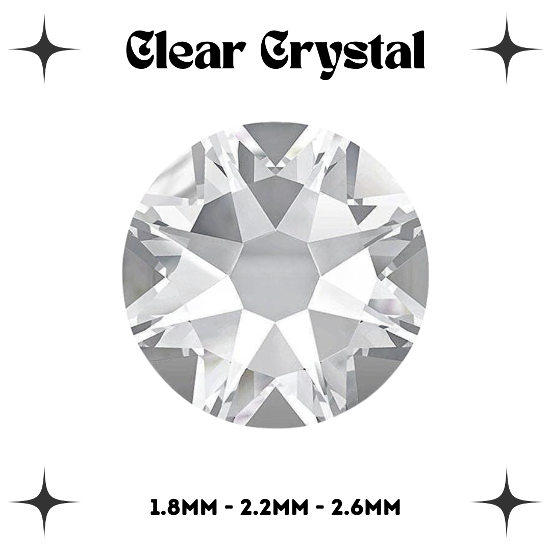 Round Flat Back Crystals