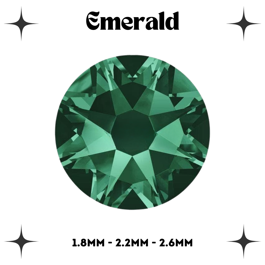 Round Flat Back Crystals