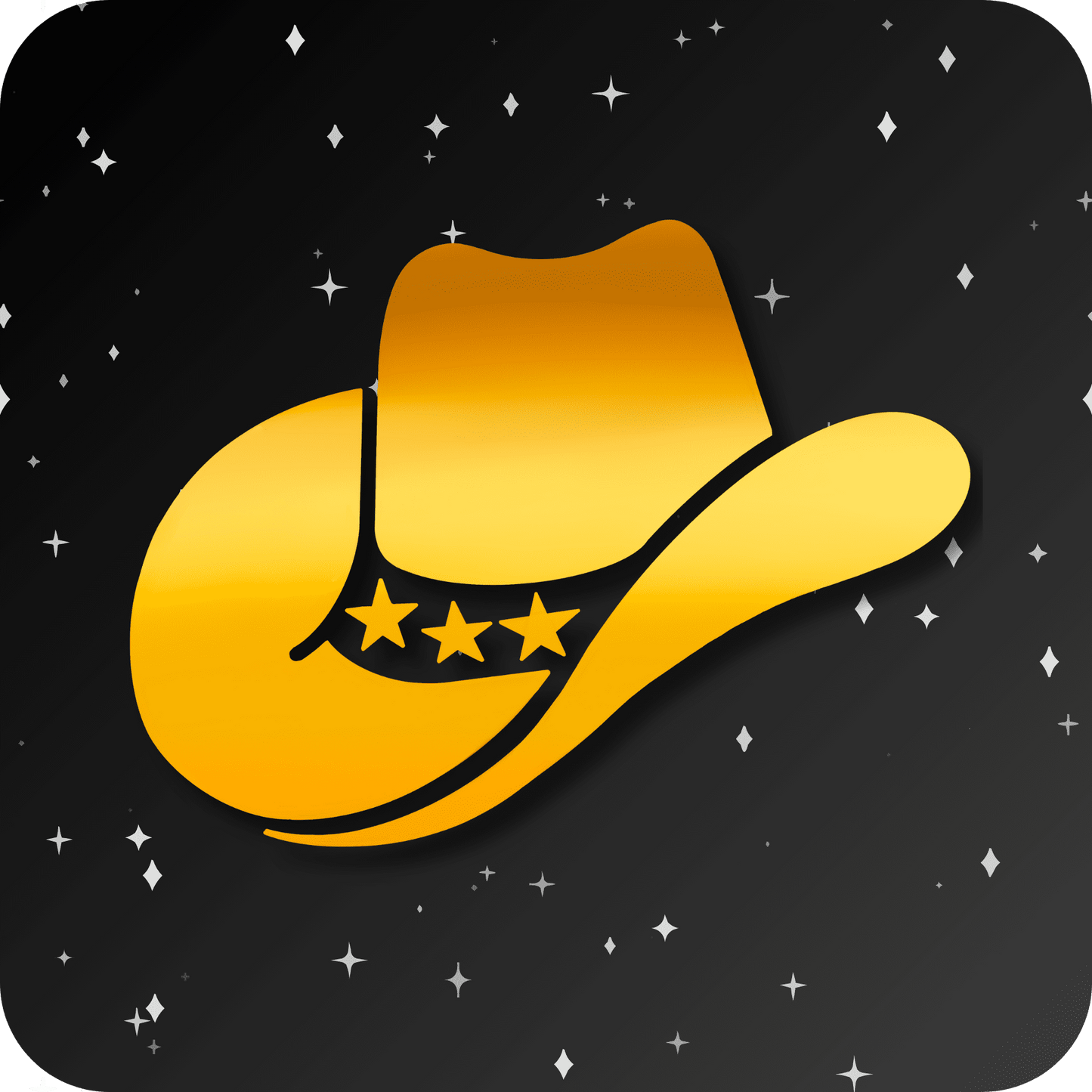 18K Cowgirl Hat Tooth Gem