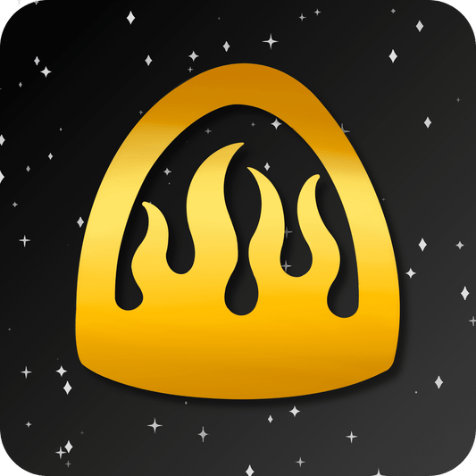 18k Flame Cap
