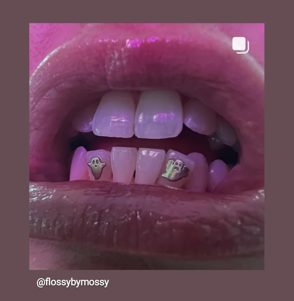 18K Ghost Tooth Gem
