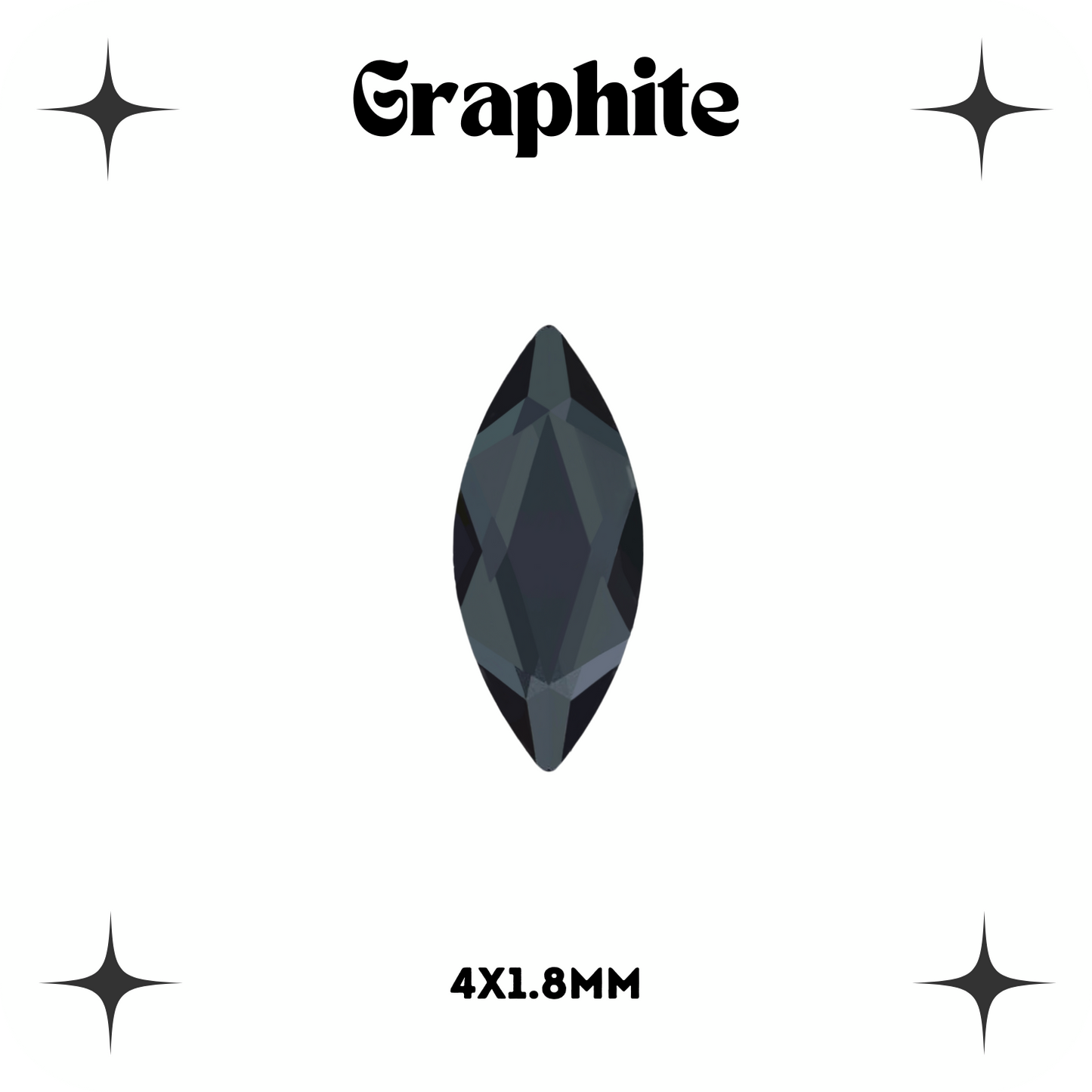 Marquise Crystal Tooth Gems