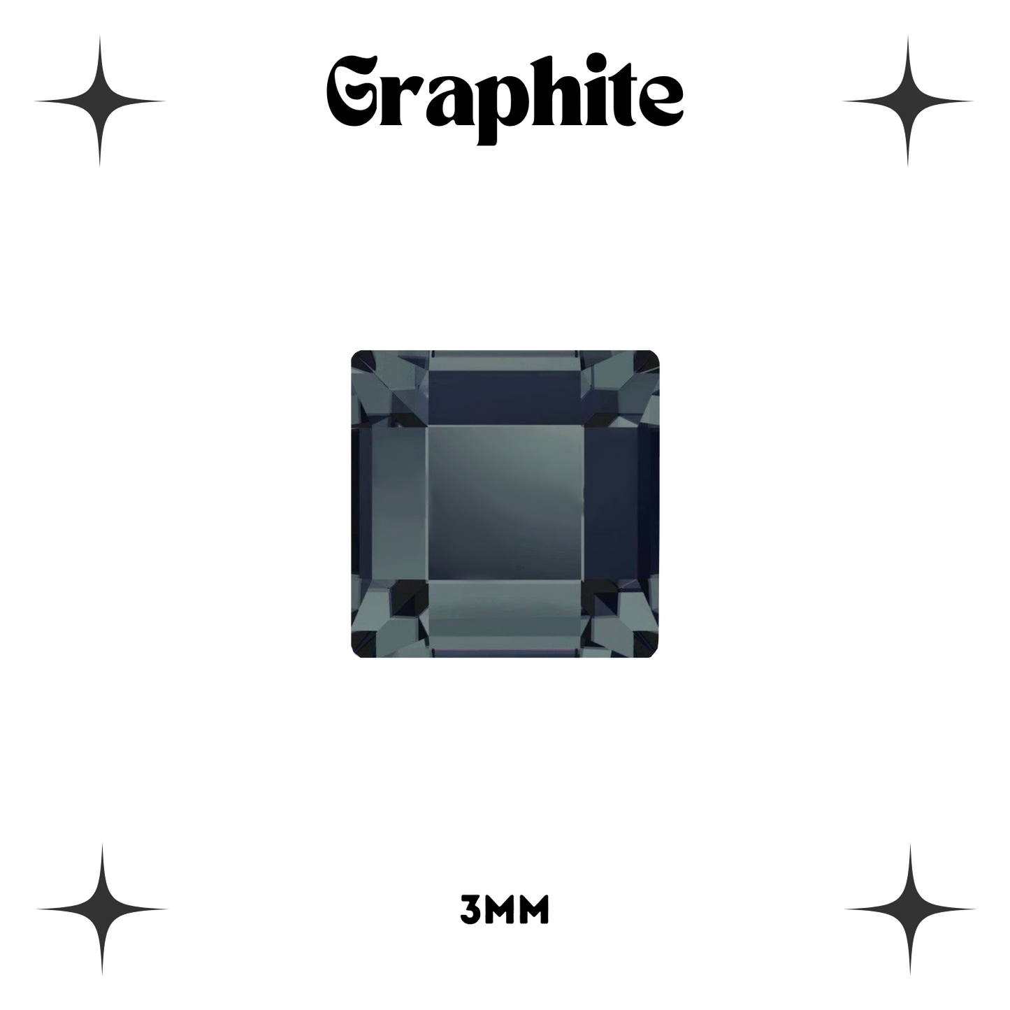 Square Crystal Tooth Gems