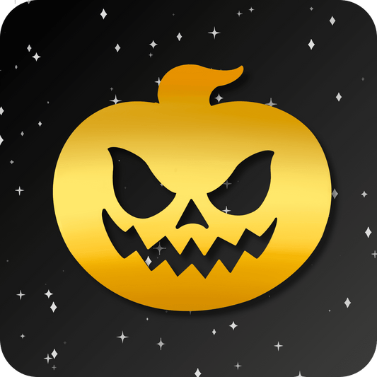 18K Jack-o-lantern Tooth Gem