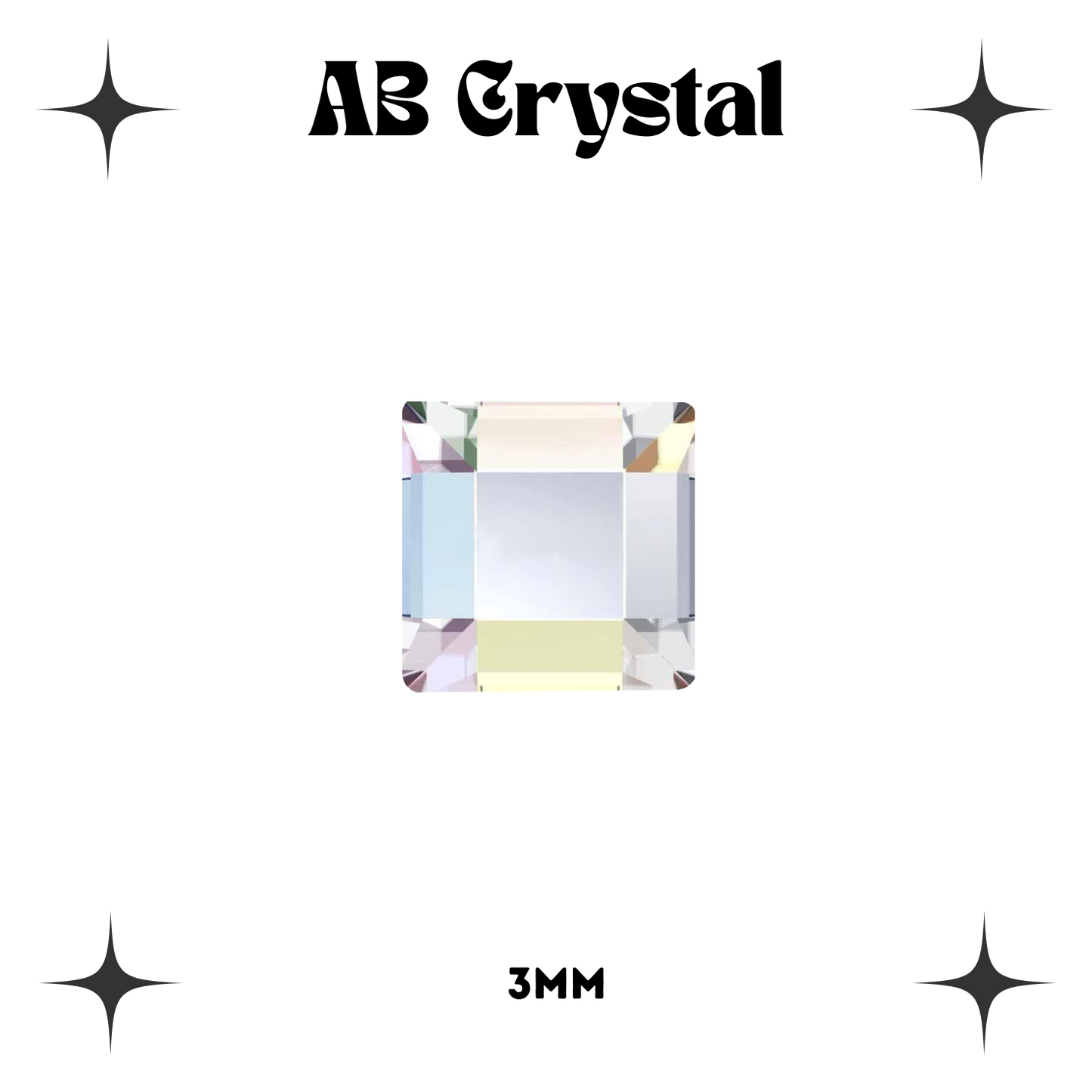 Square Crystal Tooth Gems