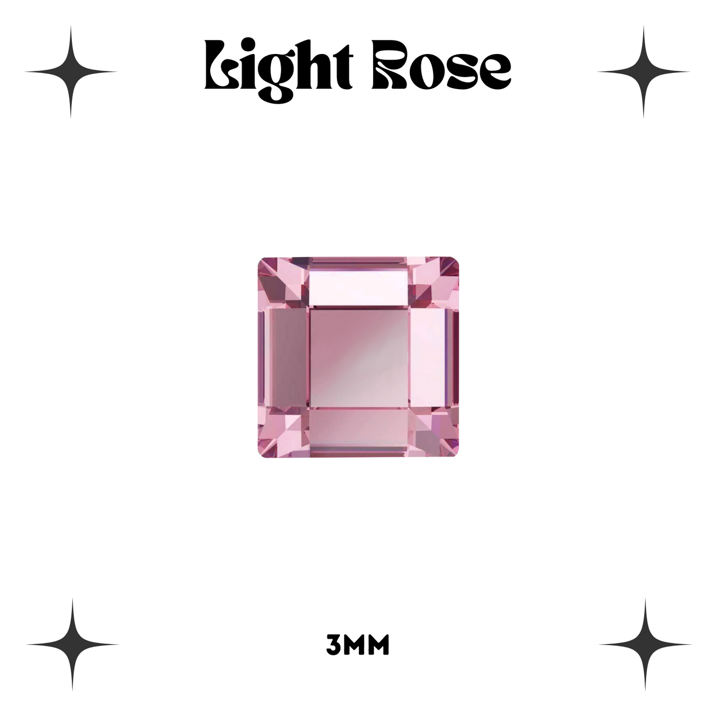 Square Crystal Tooth Gems