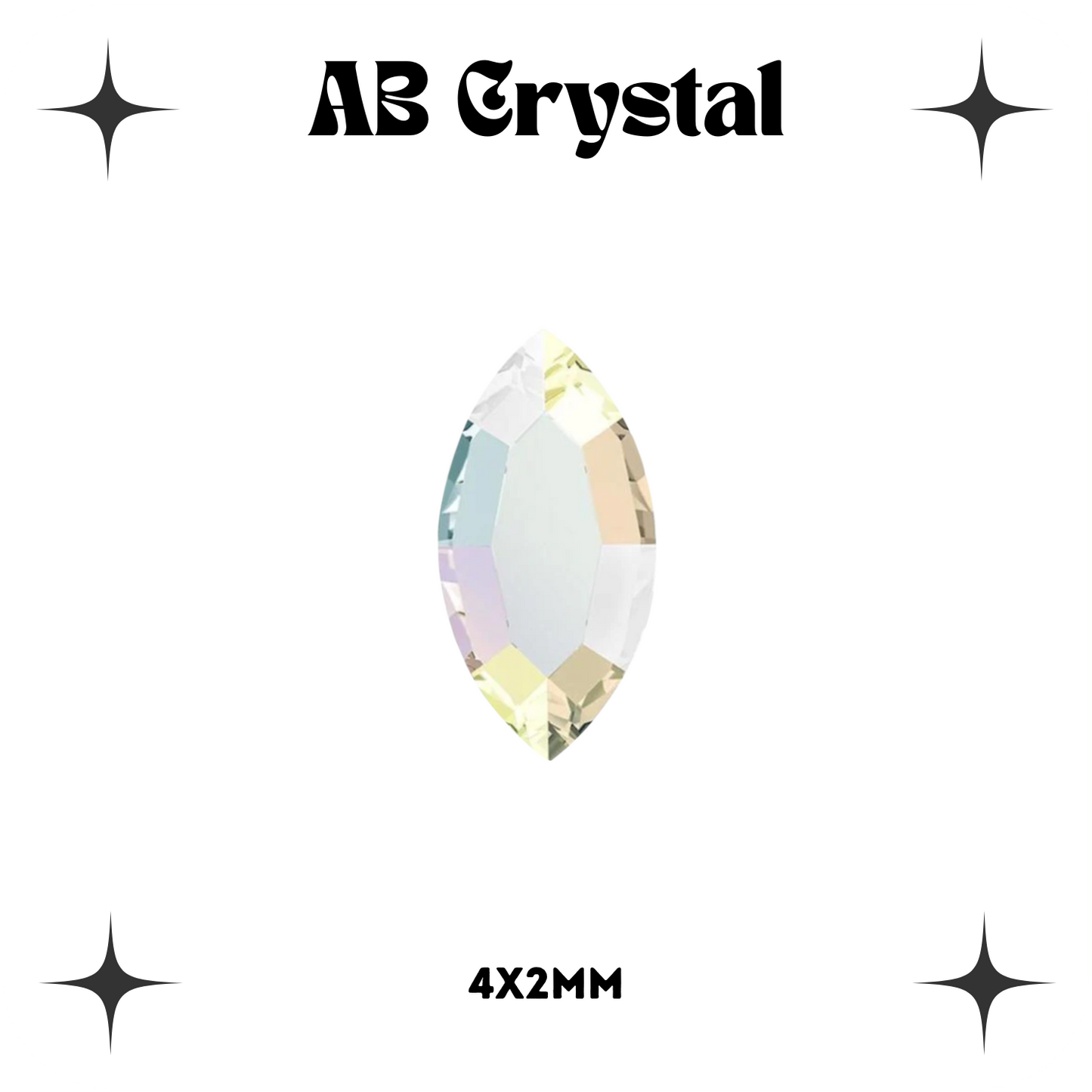 Navette Crystal Tooth Gems