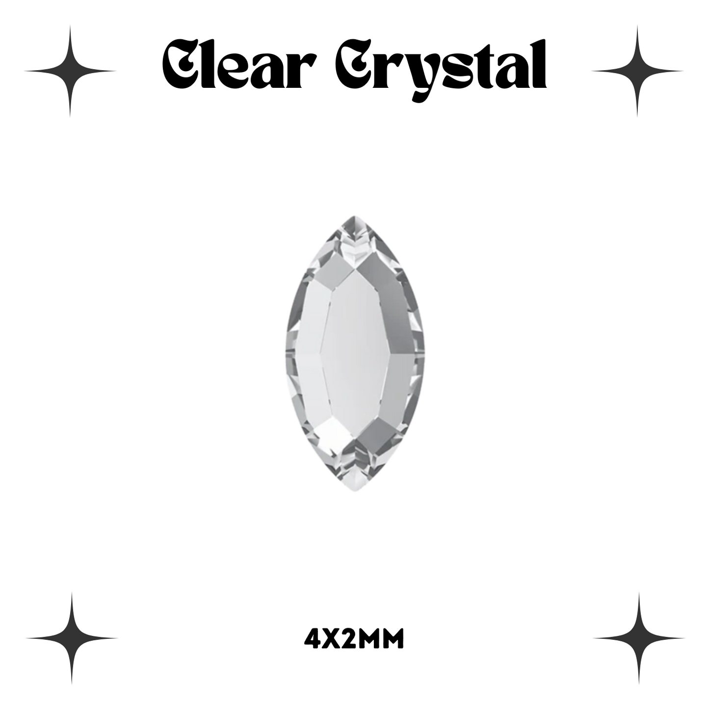 Navette Crystal Tooth Gems