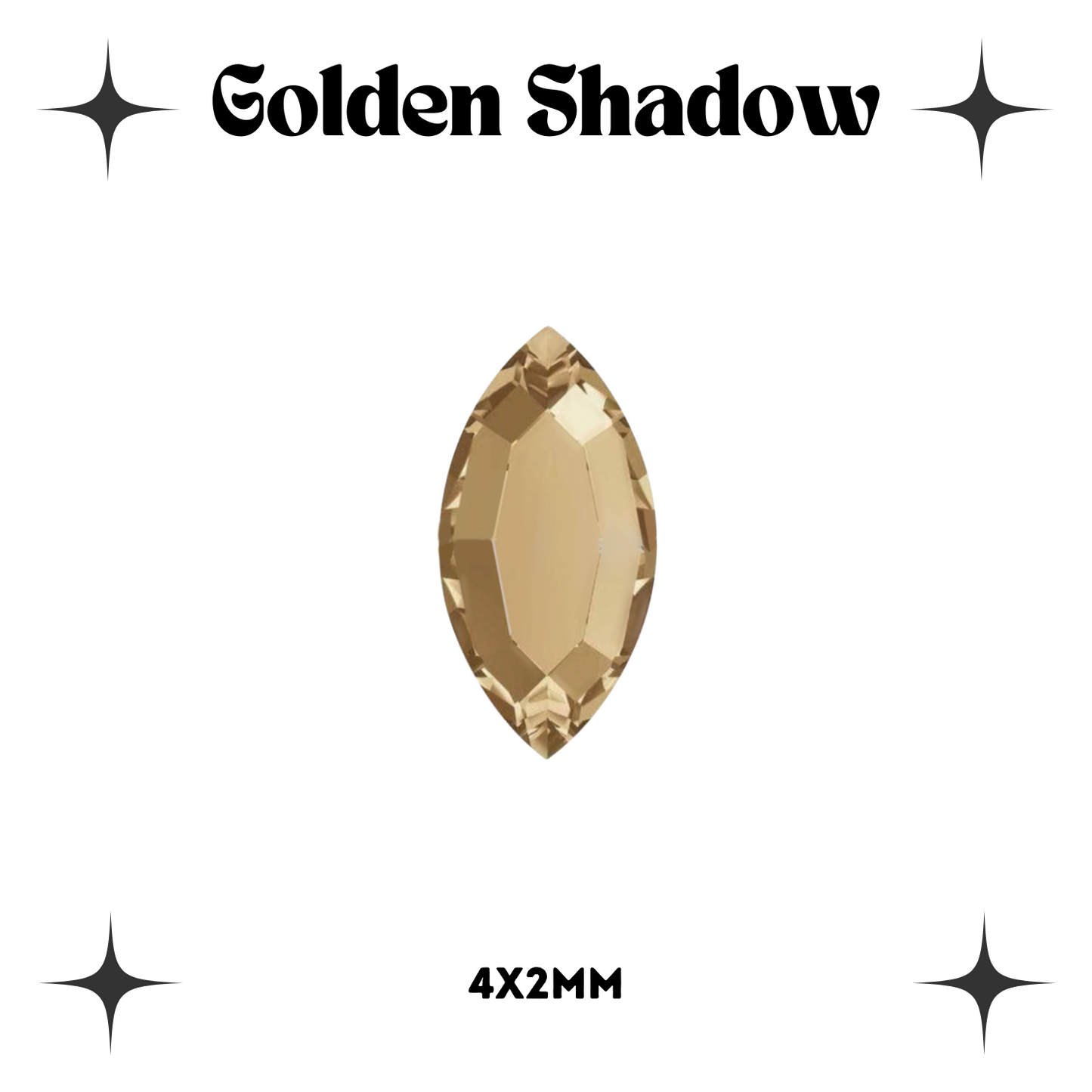 Navette Crystal Tooth Gems