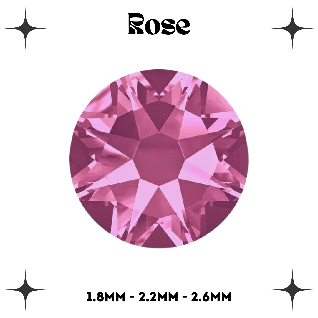 Round Flat Back Crystals
