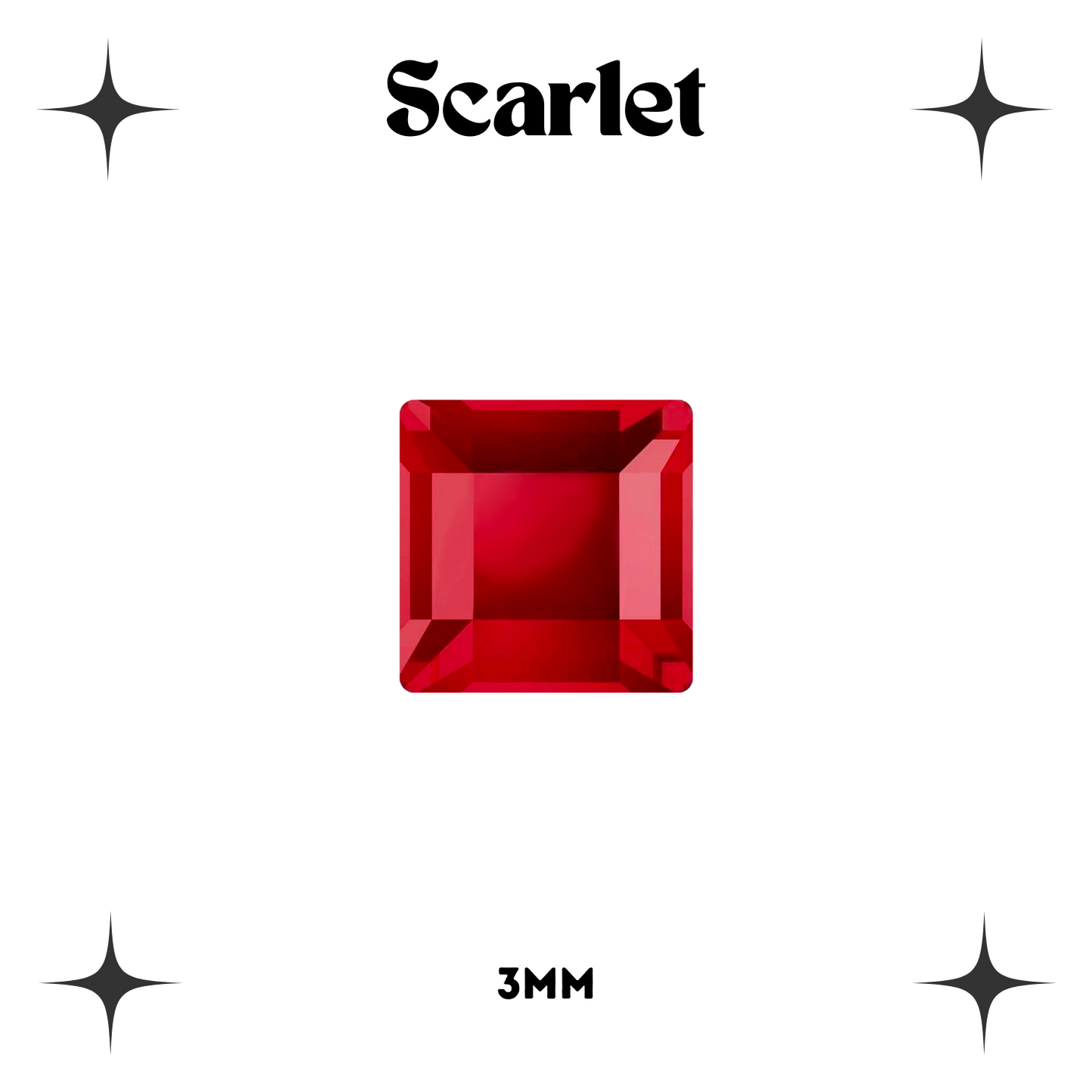 Square Crystal Tooth Gems