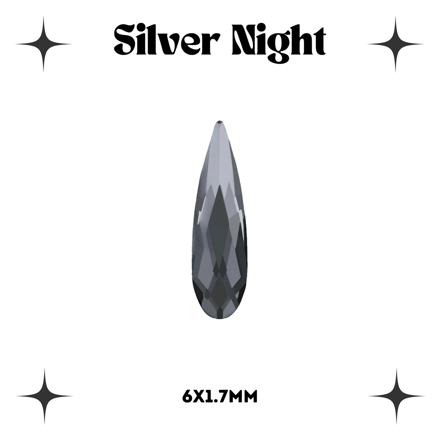 Raindrop Crystal Tooth Gems