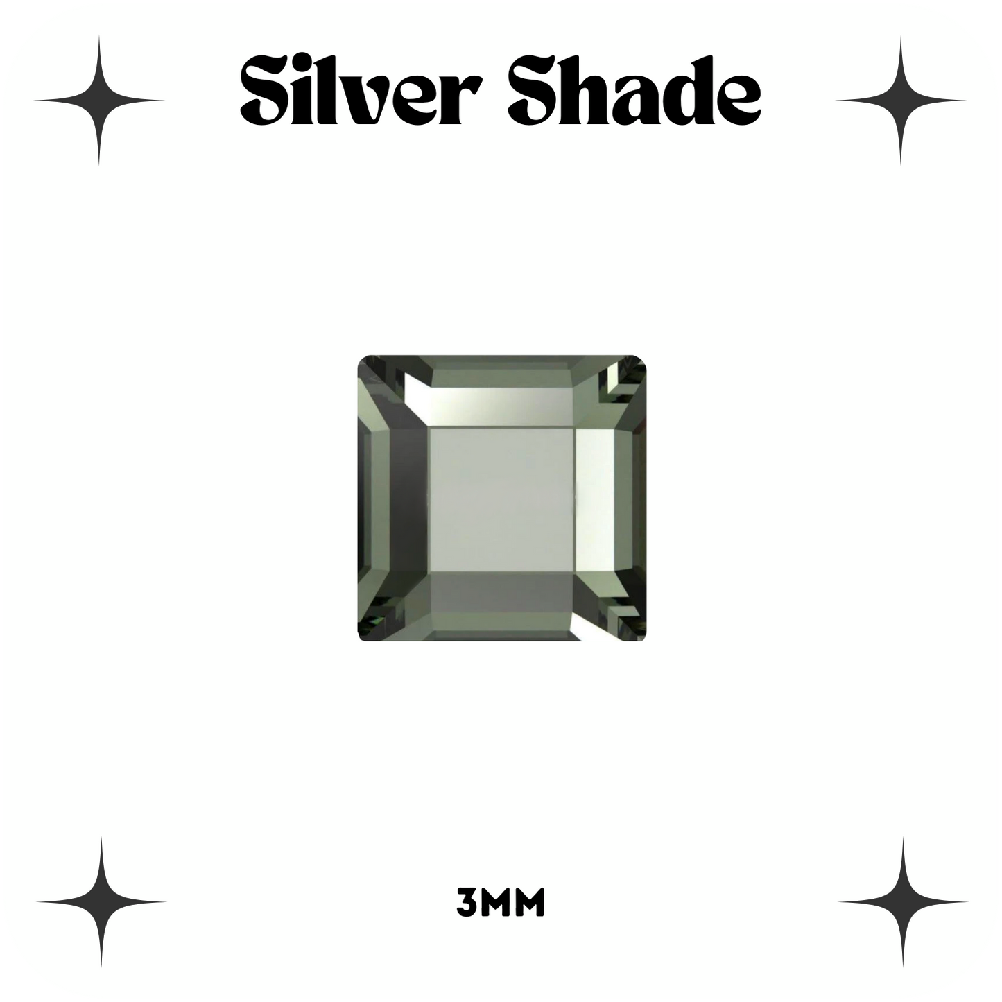 Square Crystal Tooth Gems