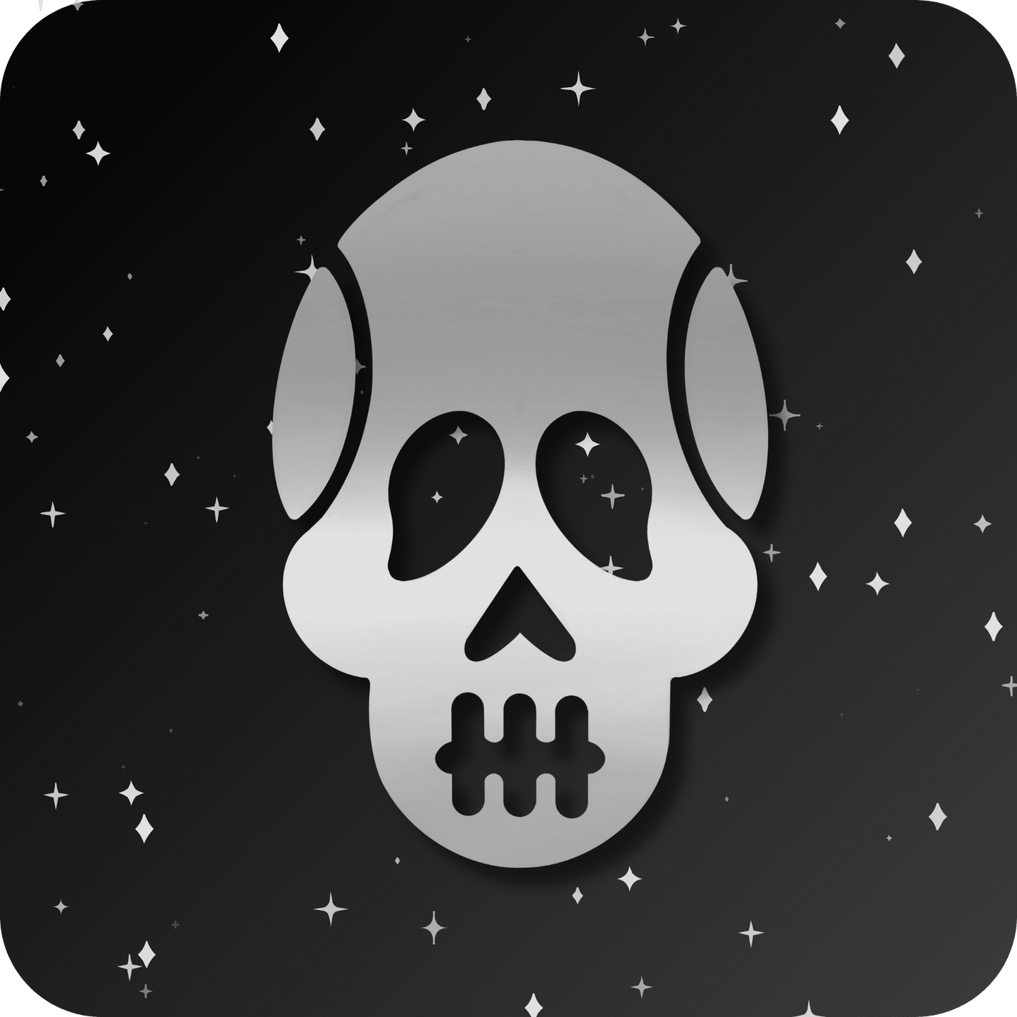 18K Skull Tooth Gem