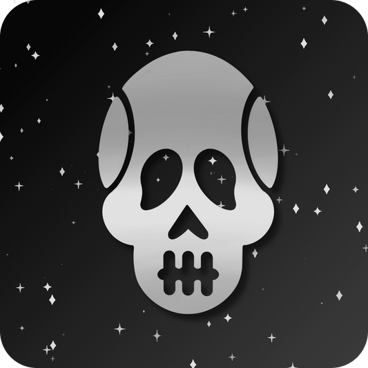 18K Skull Tooth Gem