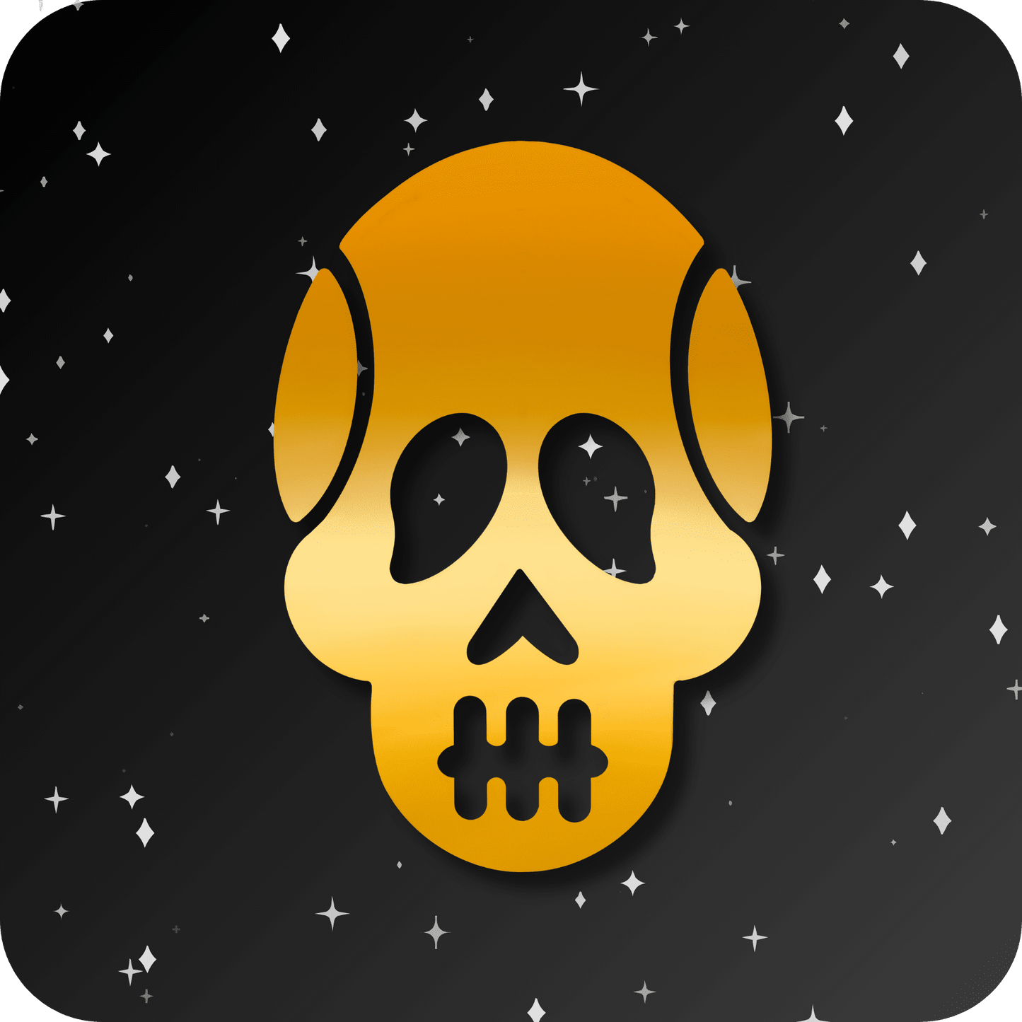 18K Skull Tooth Gem