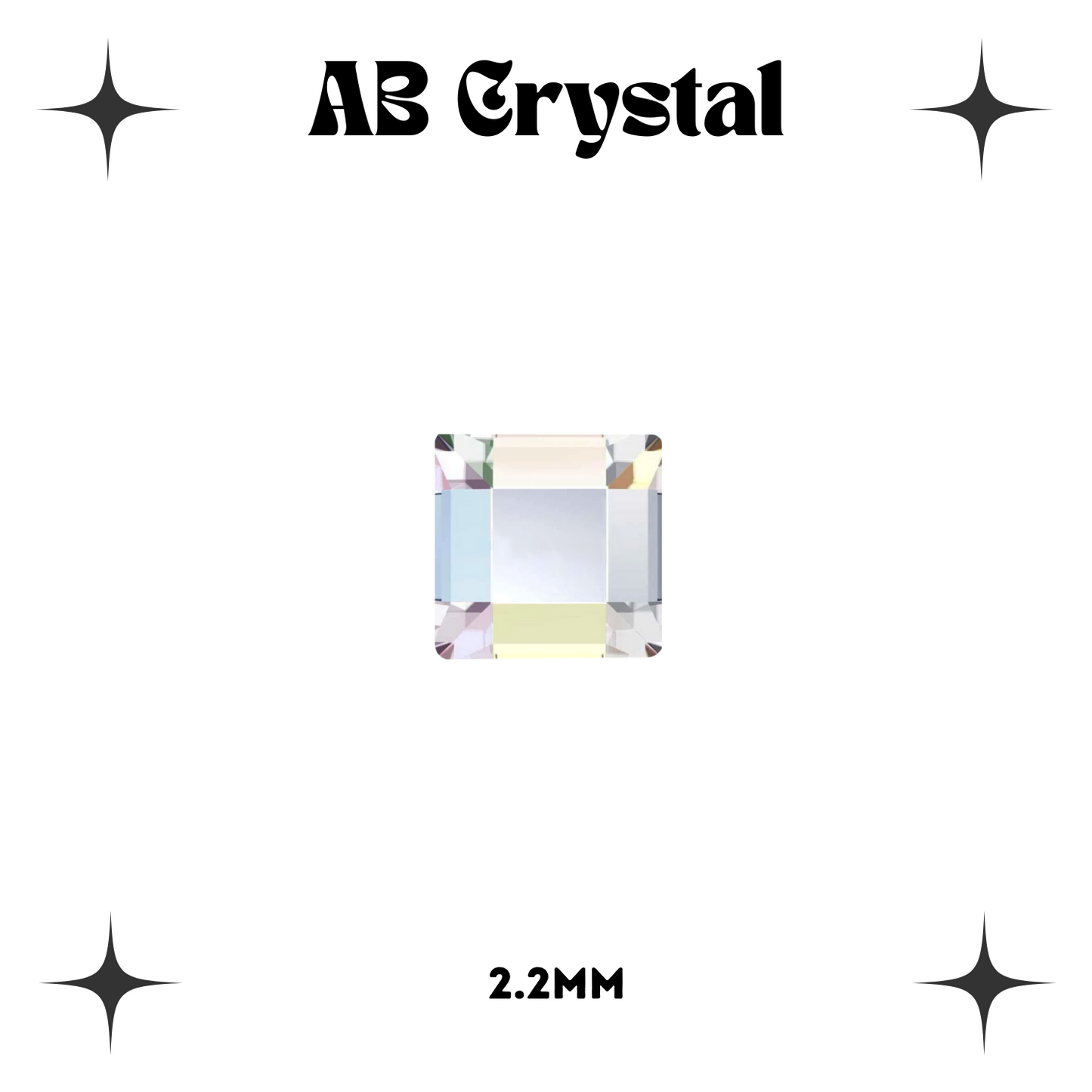 Square Crystal Tooth Gems