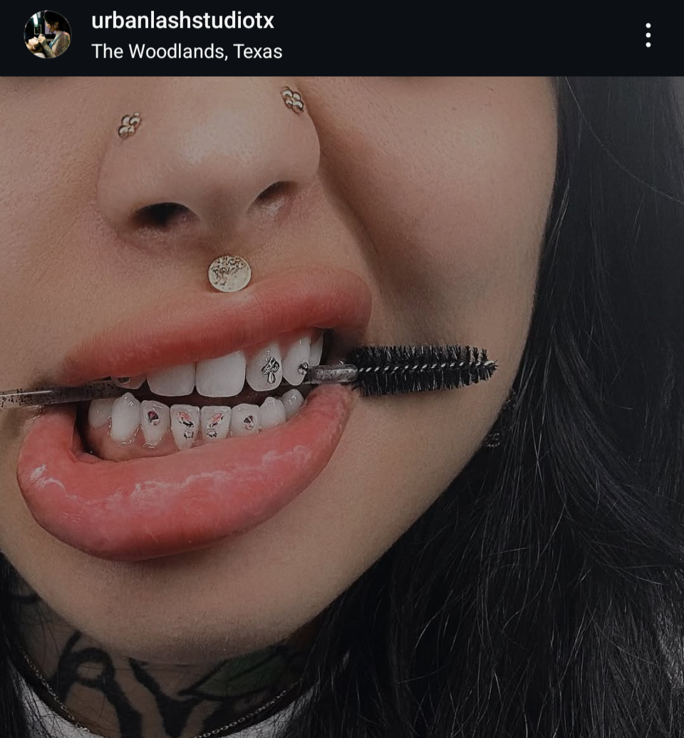 18K Magic Mushroom Tooth Gem