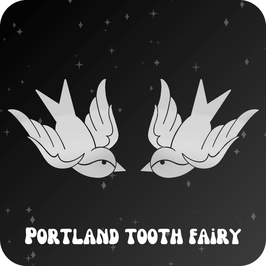 18K Sparrows by Portland Tooth Fairy