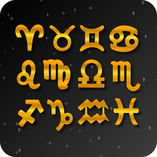 18K Zodiac Tooth Gems