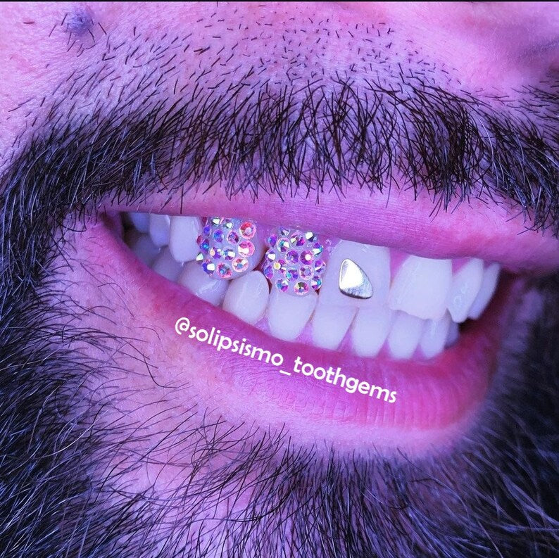 18K Incisor Corner Cap Tooth Gem