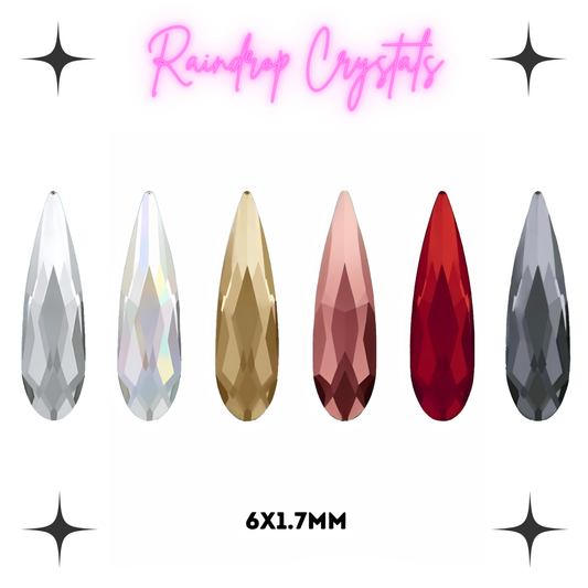 Raindrop Crystal Tooth Gems